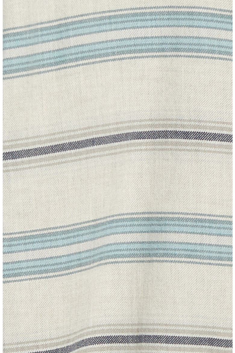 Regular Fit Organic Cotton Flannel Shirt, Alternate, color, TARKINE STRIPE DRIFTER GREY
