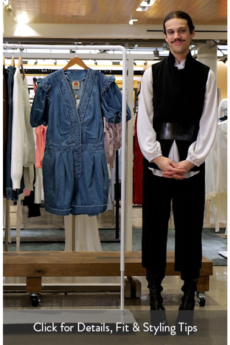 Ruffled Denim Romper video
