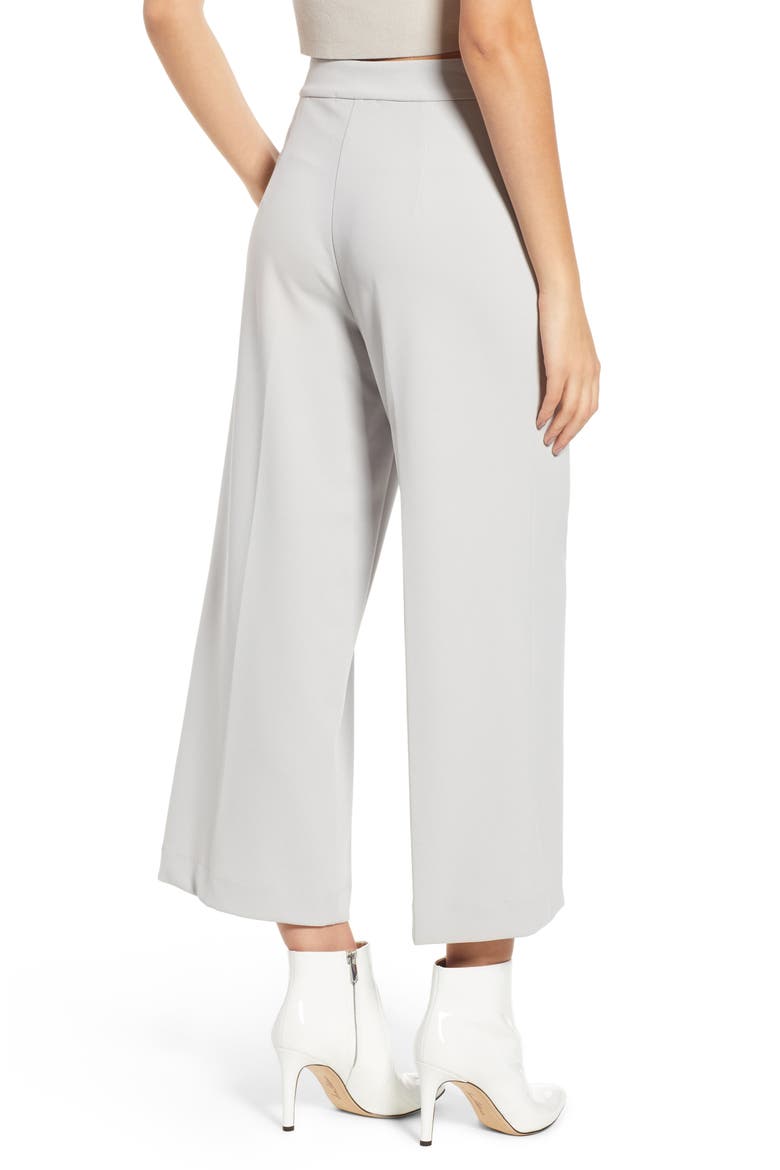 Wide Leg Trouser, Alternate, color, GREY