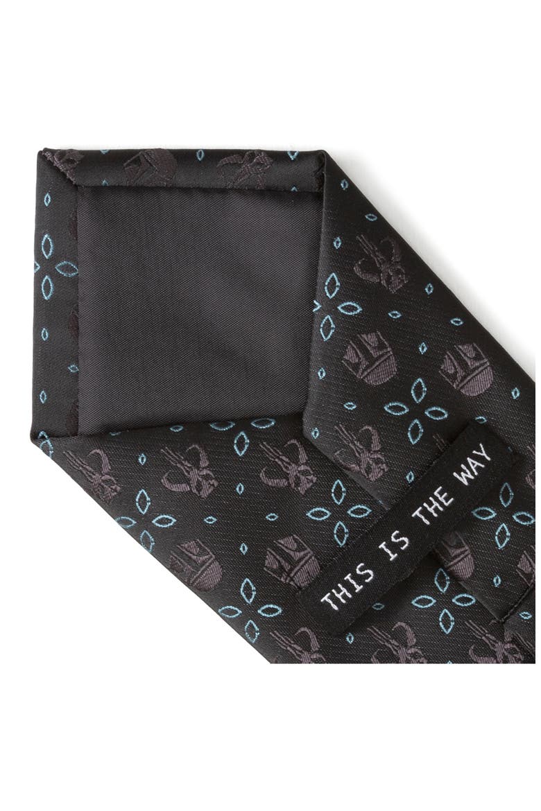 Star Wars™ Mandalorian Tie, Alternate, color, BLACK