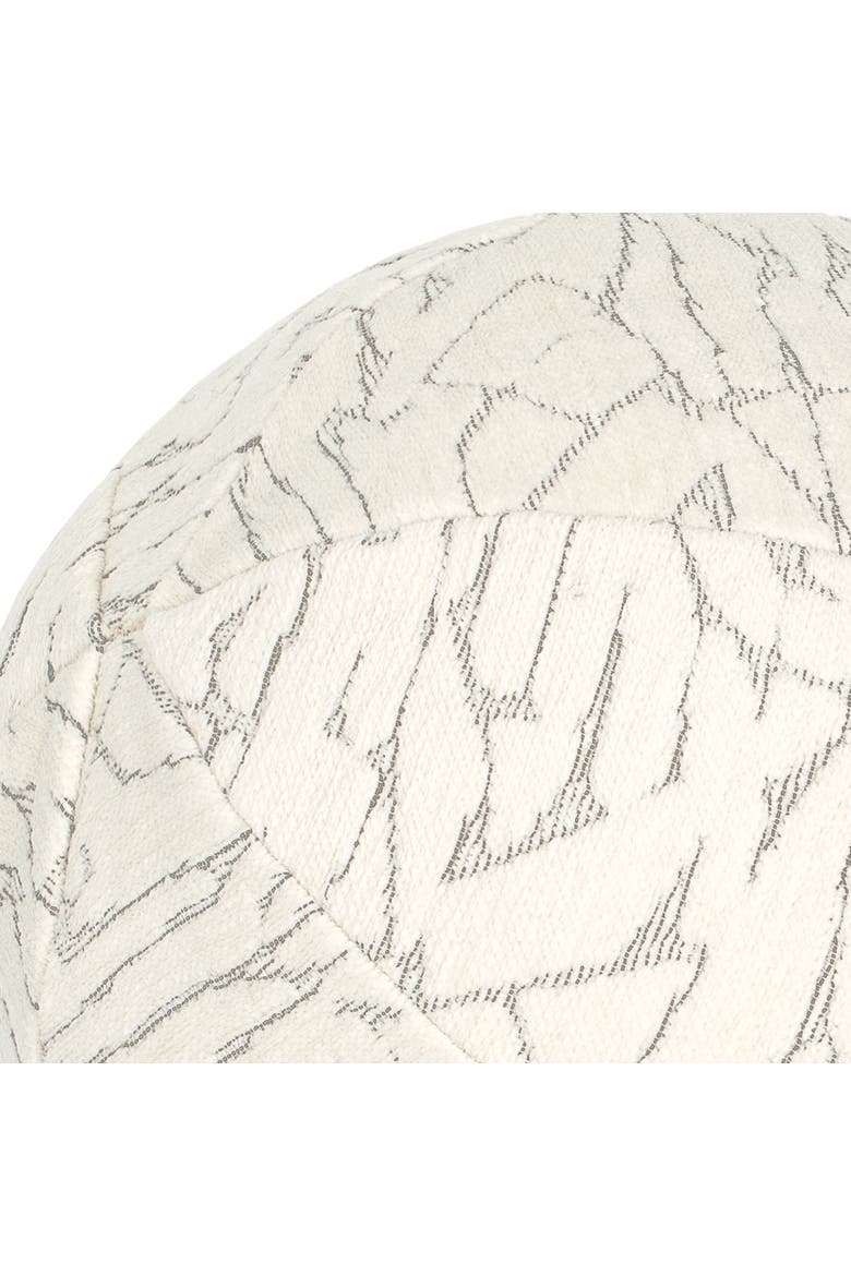Synchronize Indoor & Outdoor Woven Accent Orb Pillow, Alternate, color, Ivory