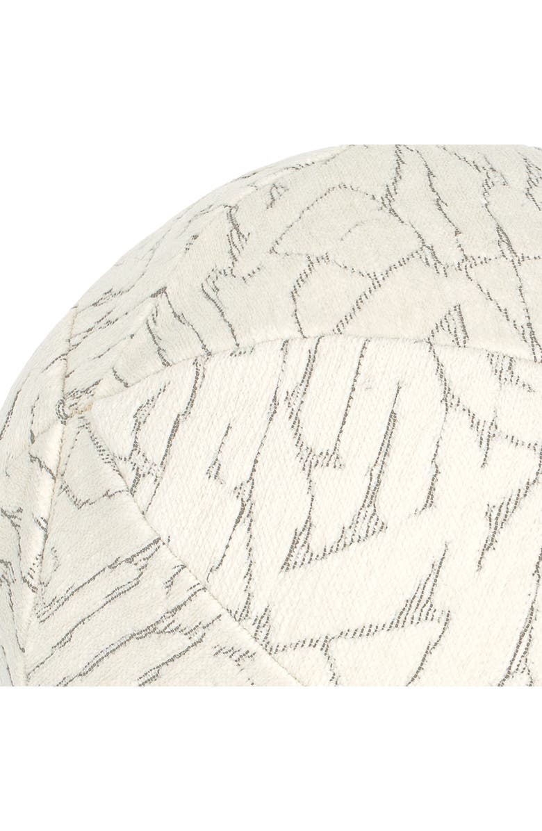 Elaine Smith Synchronize Indoor & Outdoor Woven Accent Orb Pillow, Alternate, color, Ivory