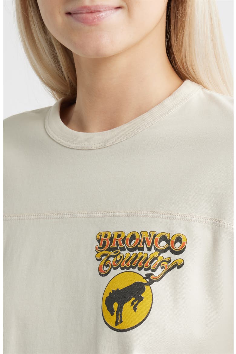 Bronco Graphic Print Cotton T-Shirt, Alternate, color, BIRCH