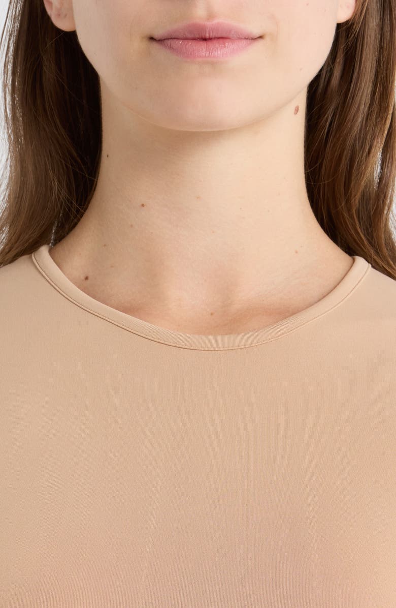 SKIMS Soft Smoothing Seamless T-Shirt, Alternate, color, Clay