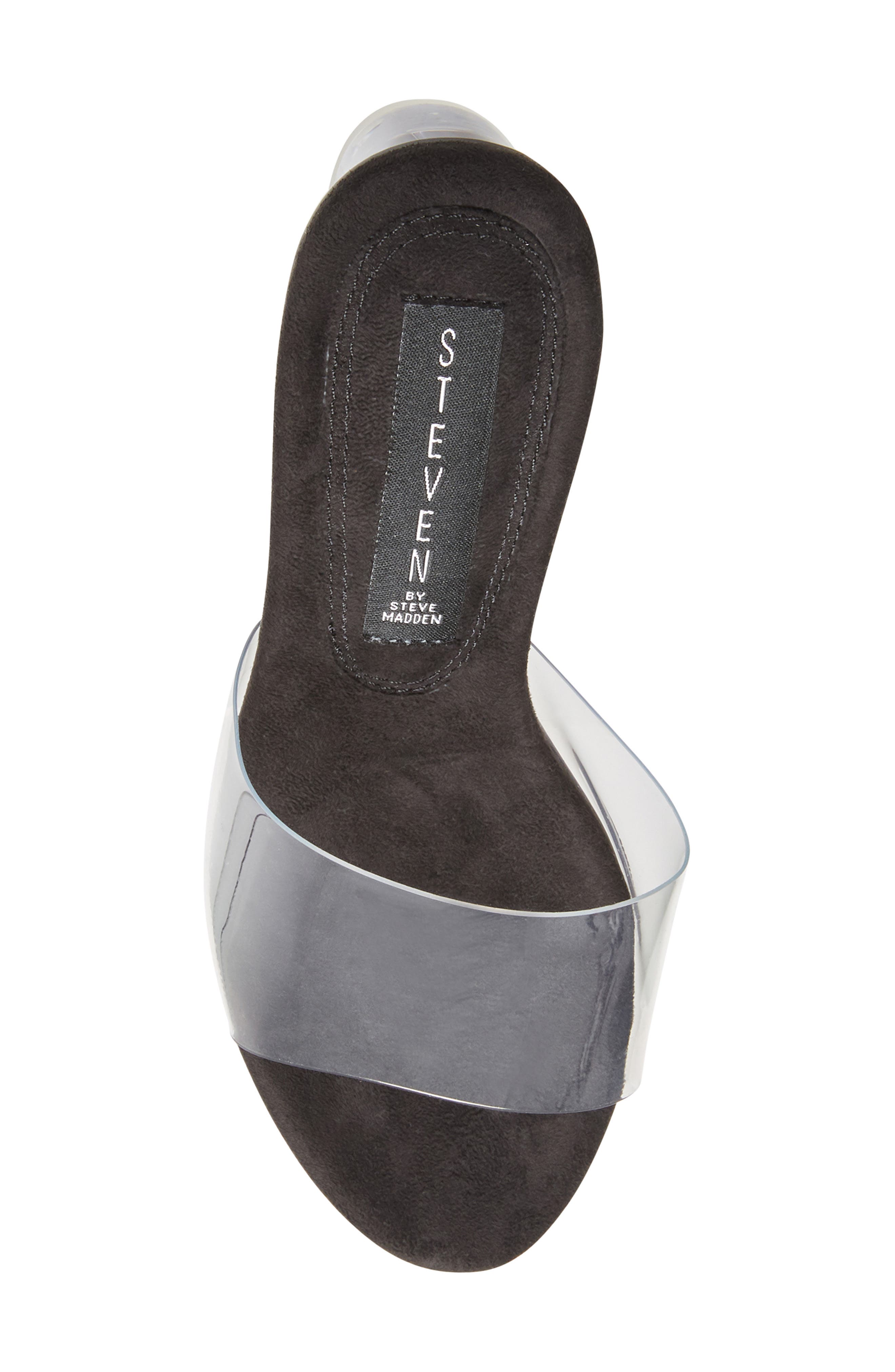 Steven New York Madden Iza Transparent Slide Sandal, Alternate, color, 