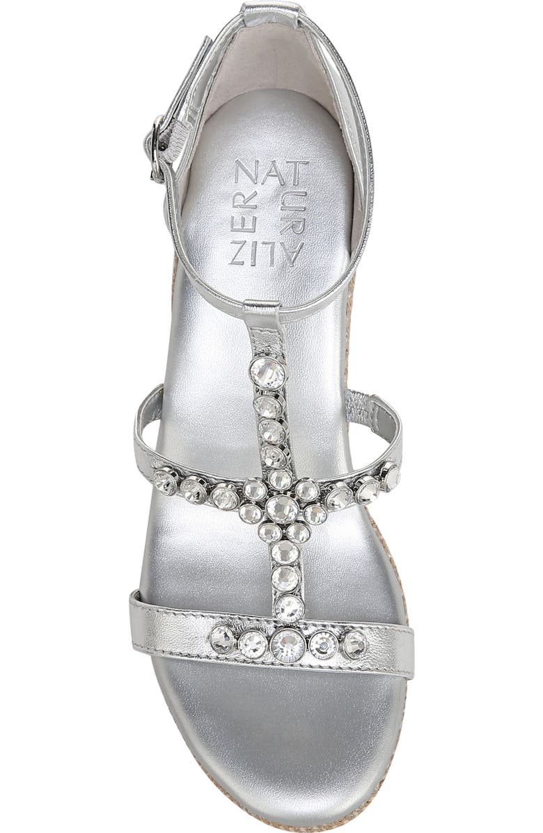 Naturalizer Serena Ankle Strap Espadrille Platform Wedge Sandal, Alternate, color,