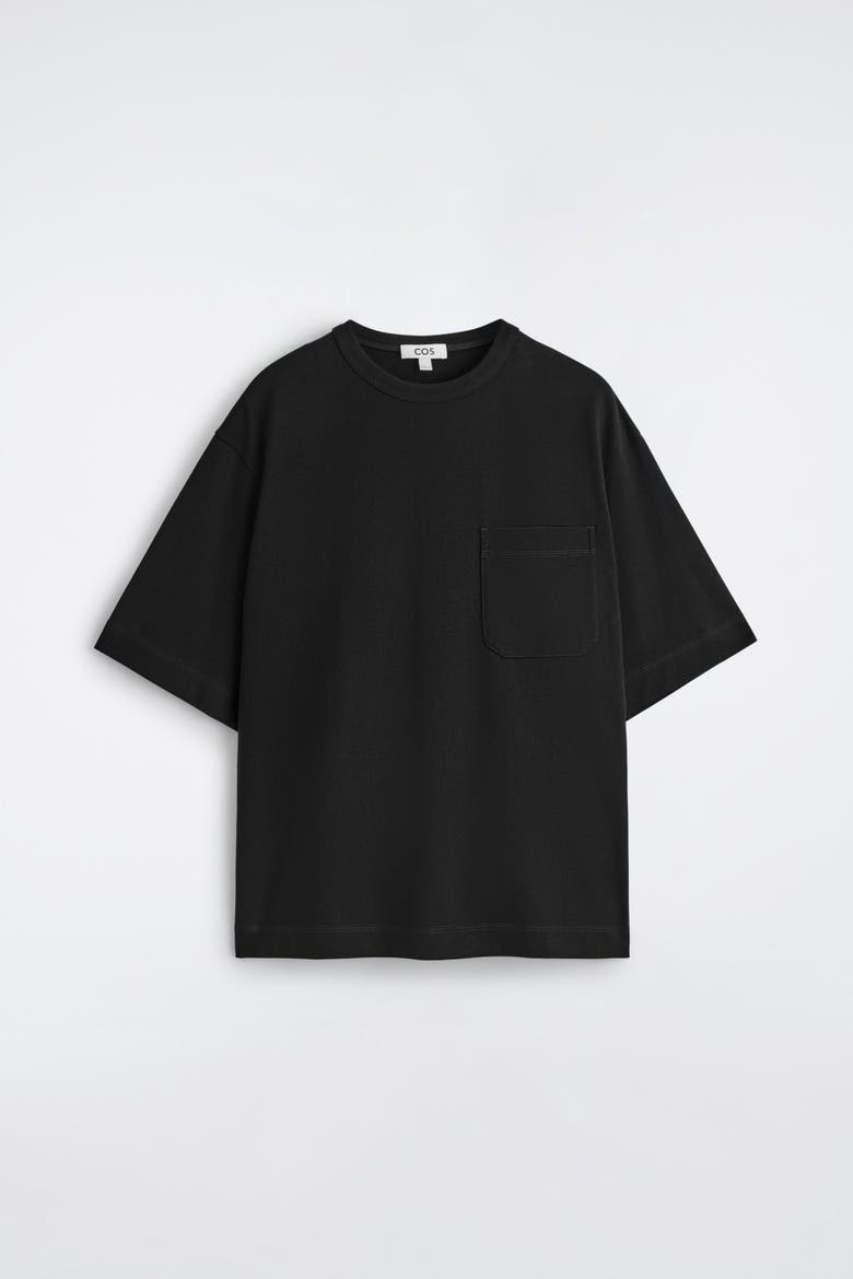 Oversized Heavyweight T-Shirt, Alternate, color, BLACK