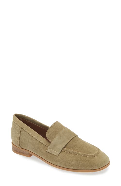 Cordani Ardelle Moc Toe Loafer in Khaki Suede 