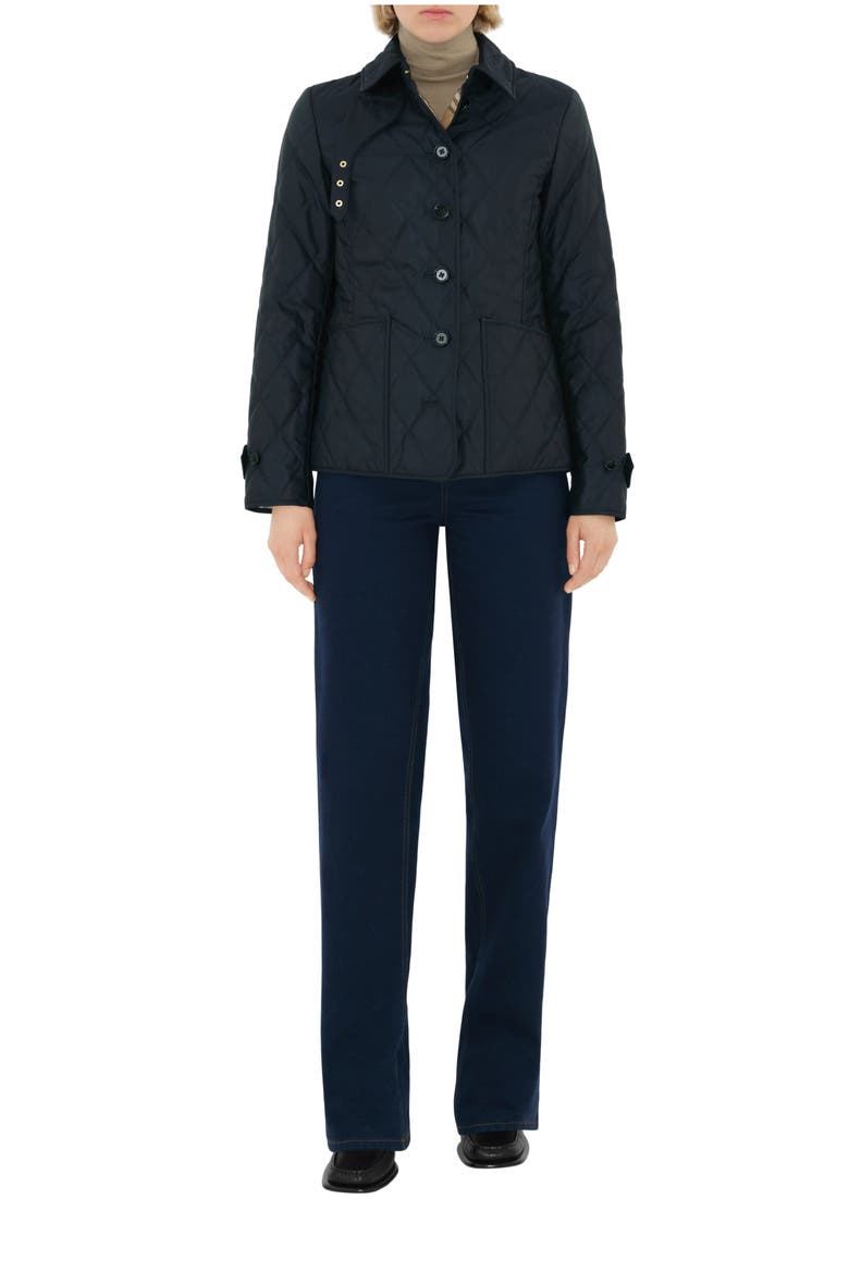 Quilted Thermoregulated Fernleigh Jacket, Main, color, Midnight black