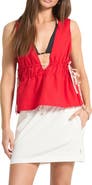 Brixton The Bells Side Tie Cotton Top