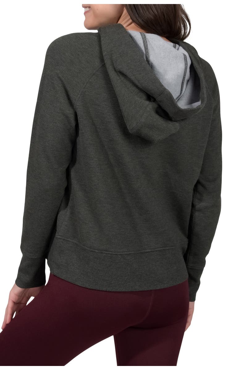 90 DEGREE BY REFLEX Butter Hoodie Long Sleeve Top, Alternate, color, 