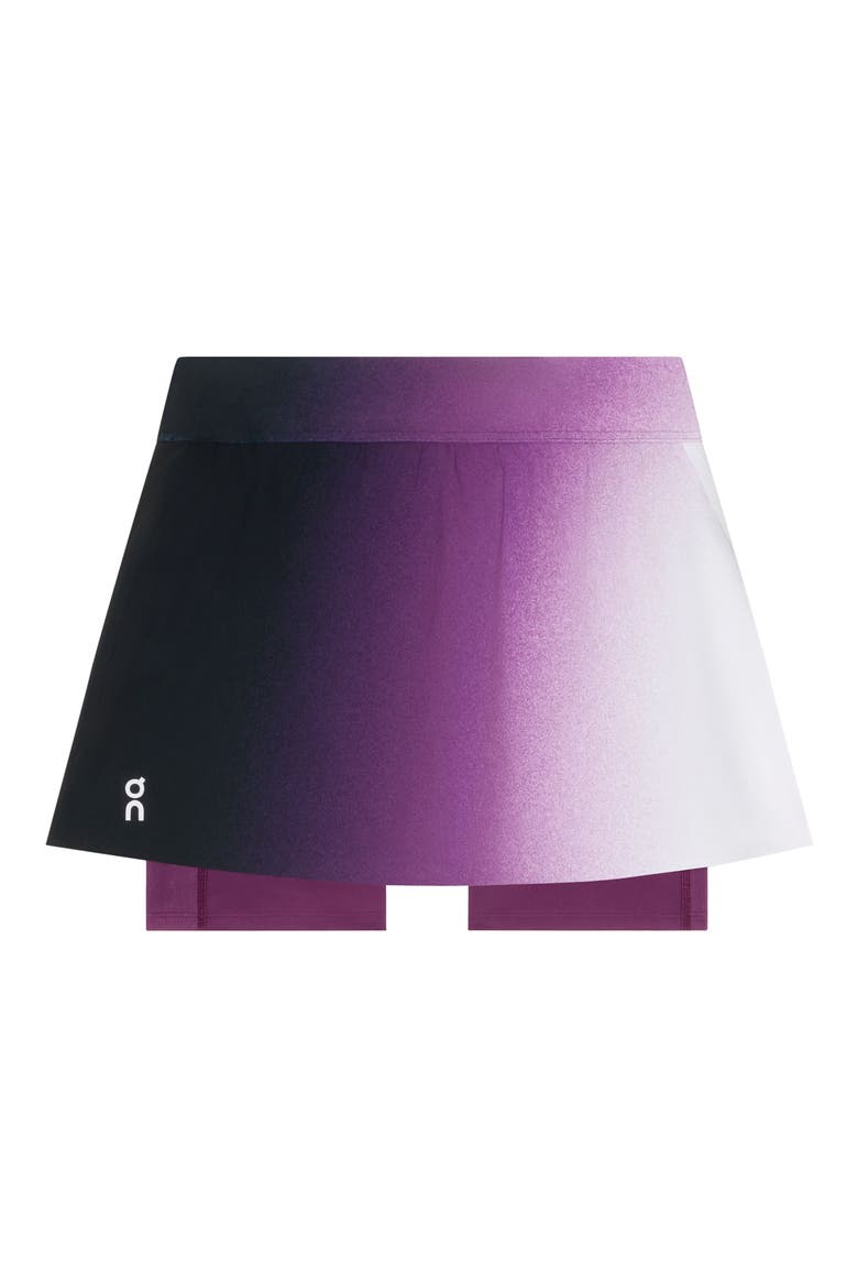 Court Split Swing Performance Skirt, Alternate, color, WHITE/ CASSIS
