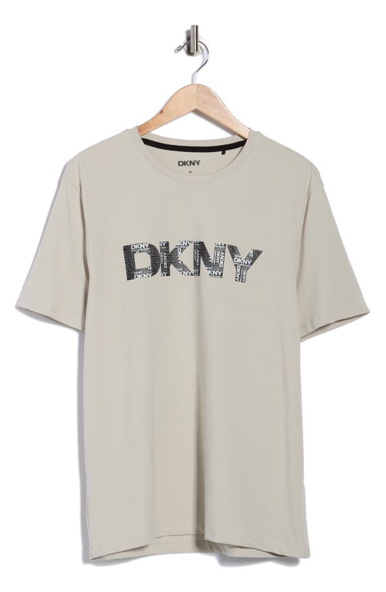 DKNY SPORTSWEAR Logo Graphic T-Shirt, Alternate, color, Rock Salt