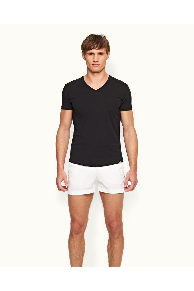 Ob V Tailored Fit V-neck T-Shirt, Main, color, BLACK