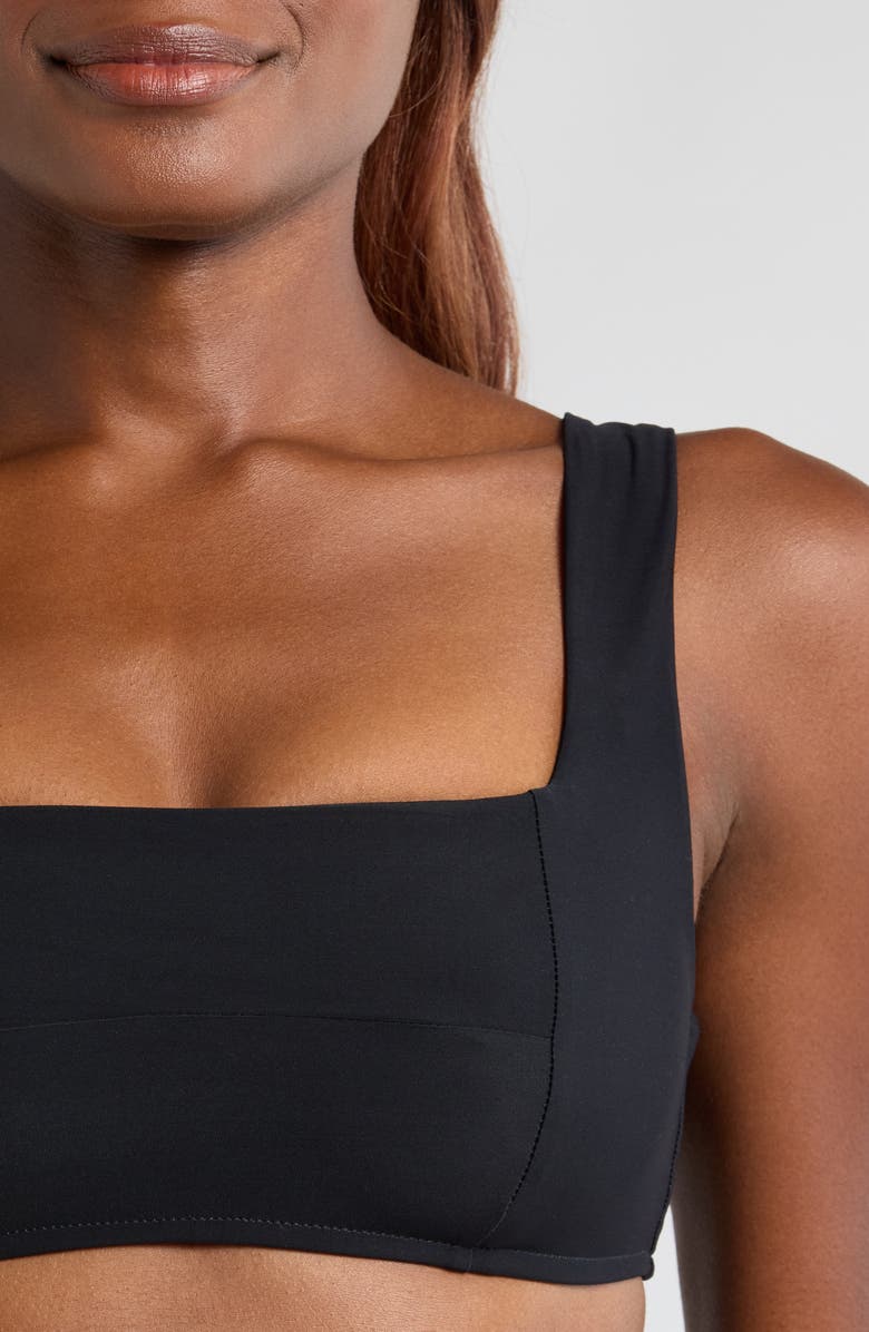 BONDI BORN Lola Bikini Top, Alternate, color, Black