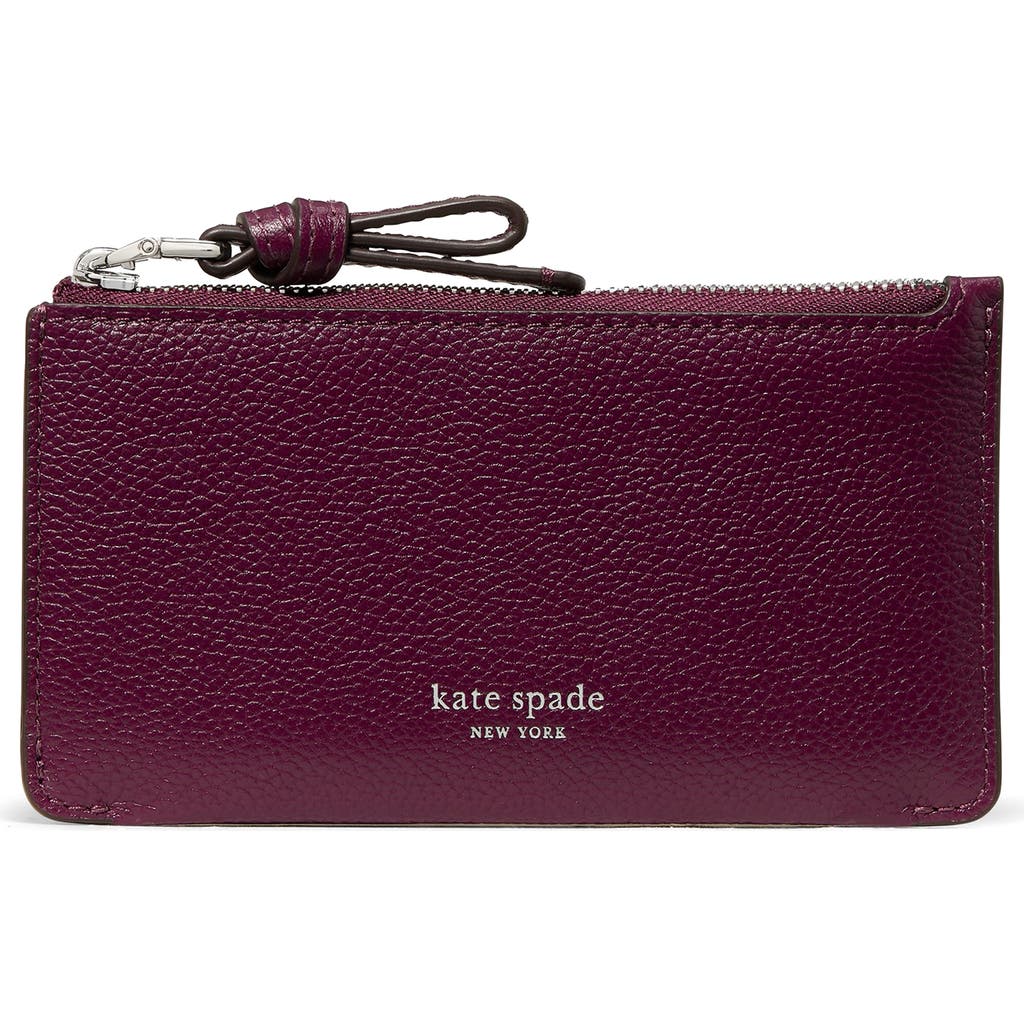 Kate Spade New York Loop Pebbled Leather Card Case