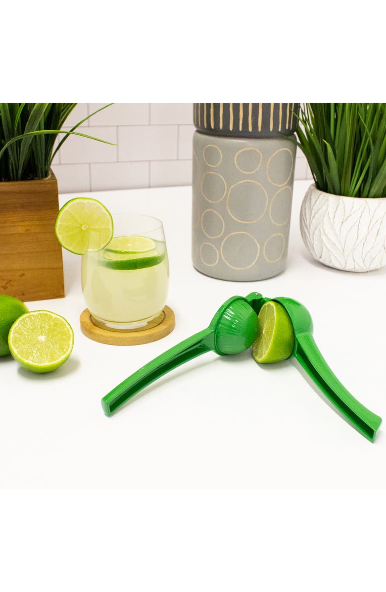 BergHOFF Cook N Co 8" Cast Aluminum Lime Squeezer, Alternate, color, Green