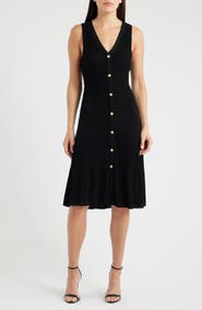 KOBI HALPERIN Tessa Sleeveless Rib Dress