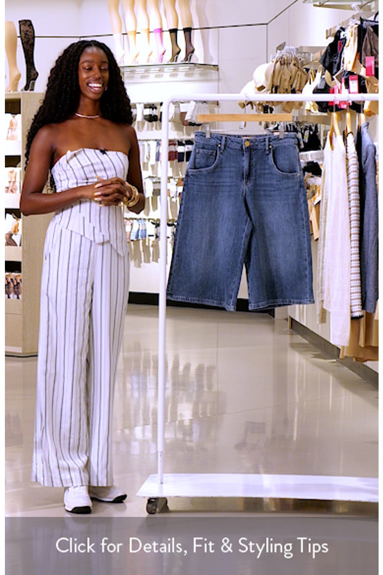 Mandy High Waist Denim Bermuda Shorts video