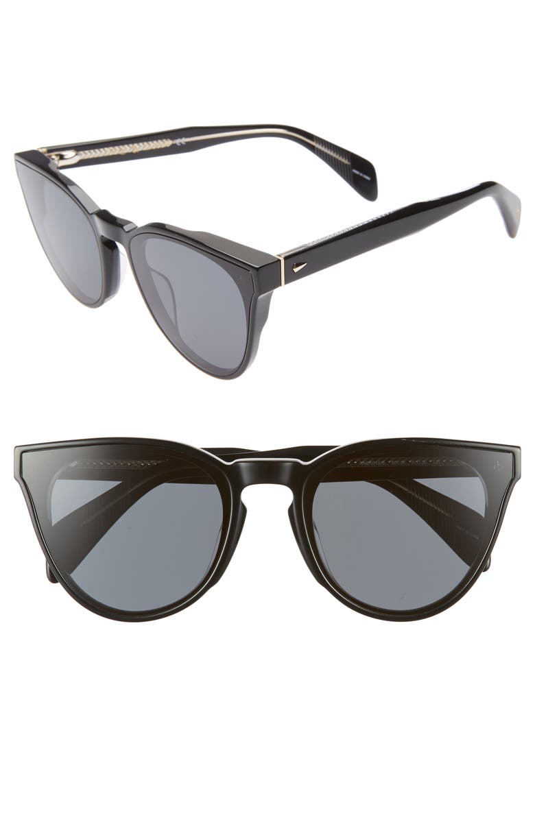rag & bone 61mm Cat Eye Sunglasses, Main, color,