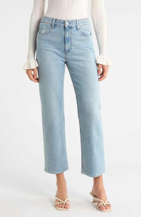 Stevie High Waist Ankle Straight Leg Jeans