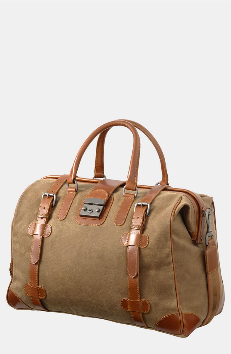 Mulholland 'Safari' Waxed Canvas Bag, Main, color,