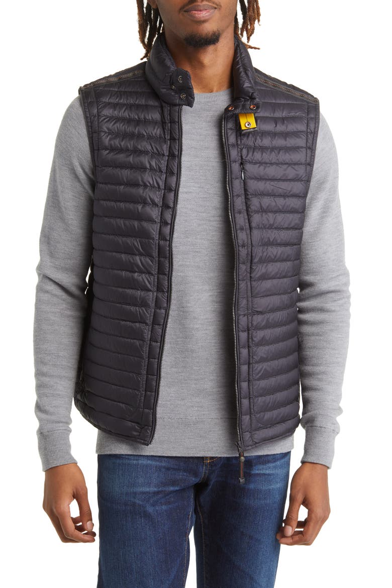Gino Water Repellent Down Puffer Vest, Main, color, PHANTOM