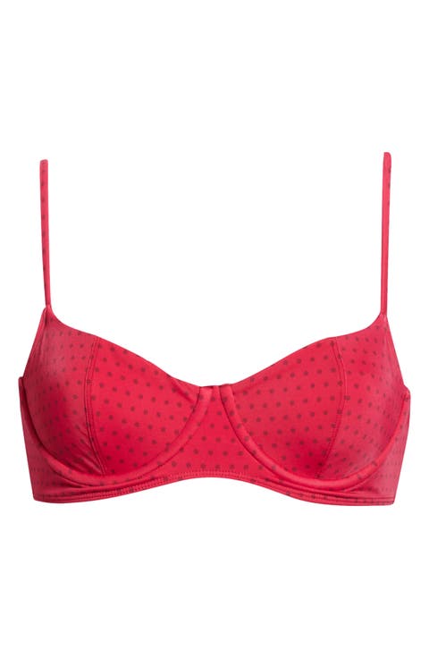 Eden Print Bralette Bikini Top