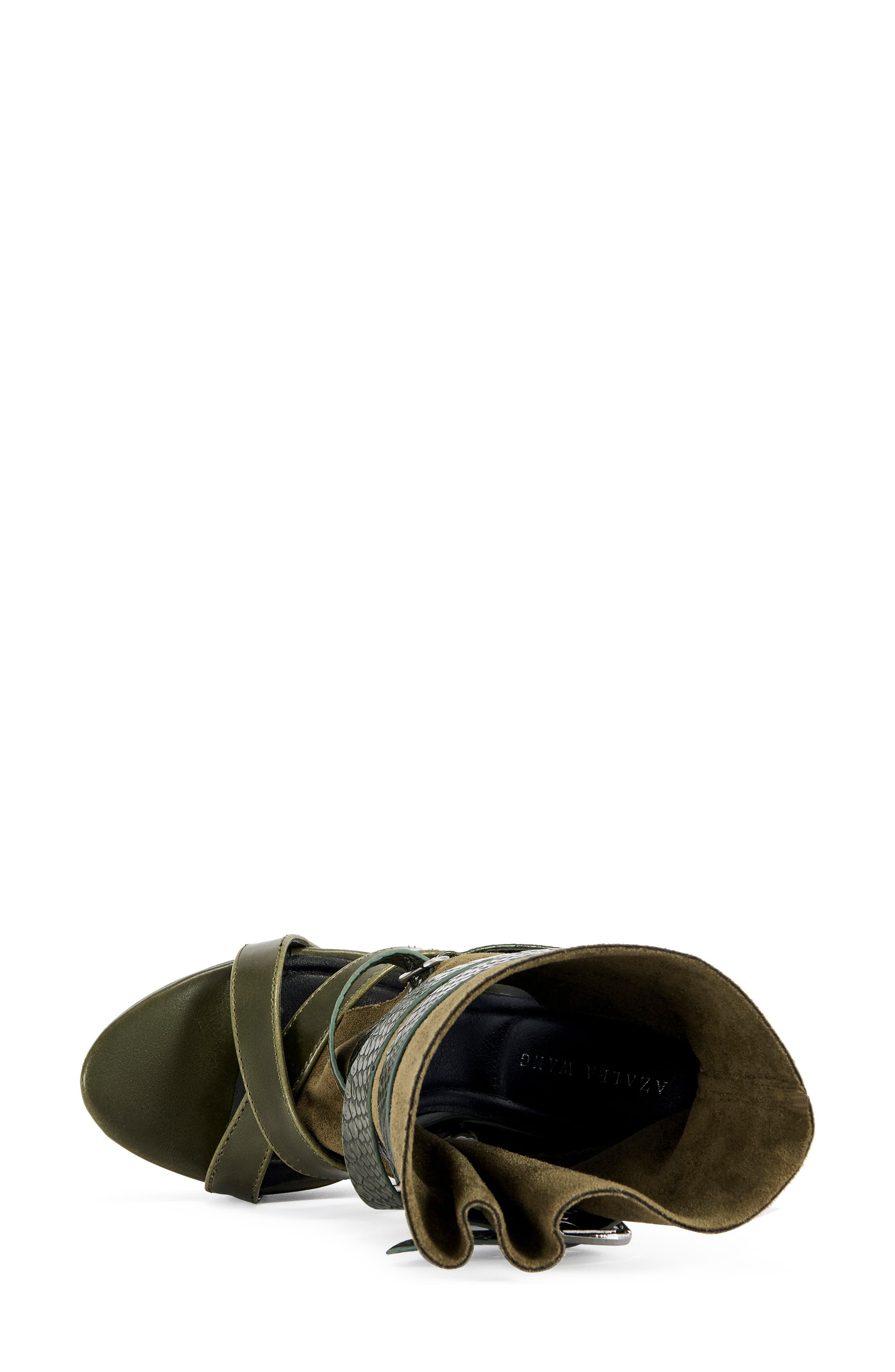 Rothko Platform Wedge Sandal, Alternate, color, OLIVE