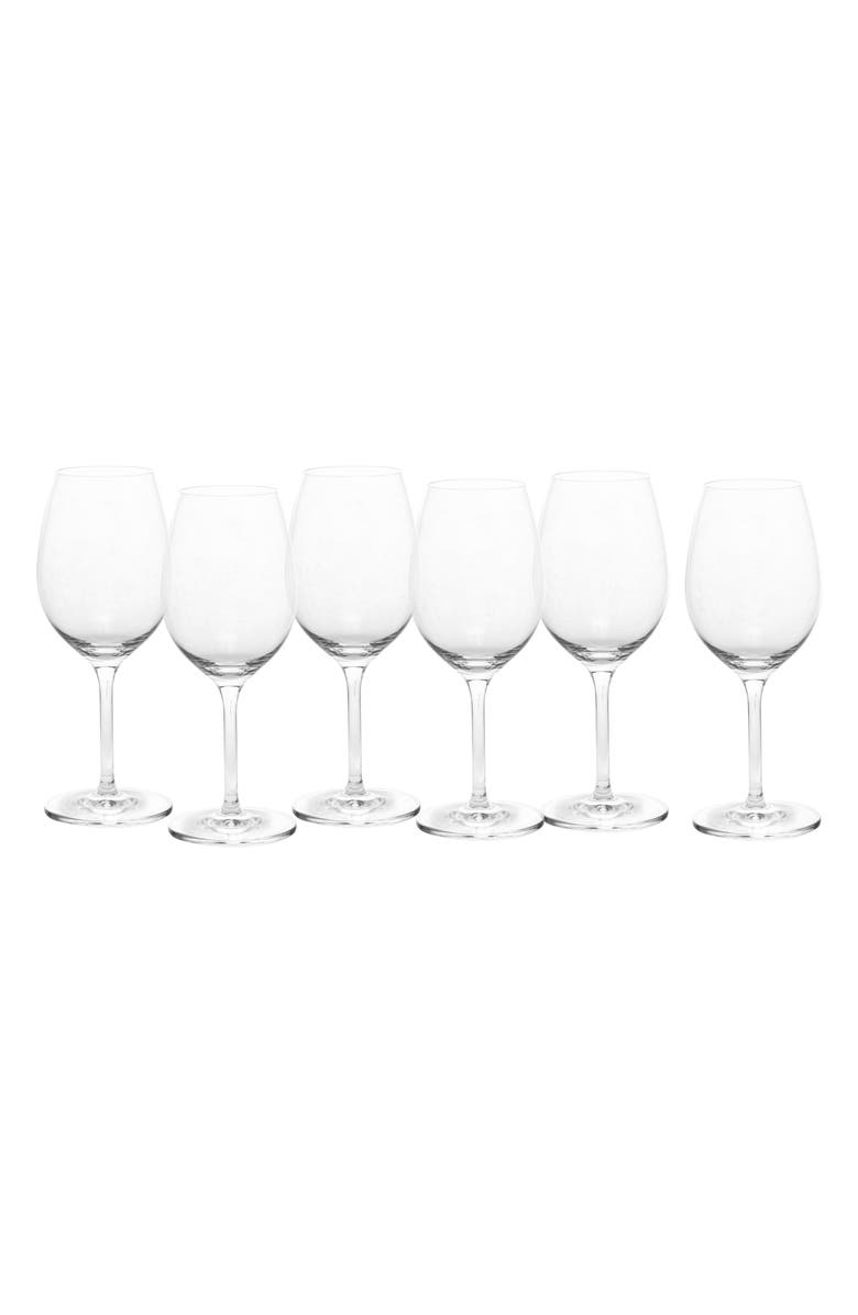 Schott Zwiesel Banquet Set of 6 White Wine Glasses, Main, color, Clear