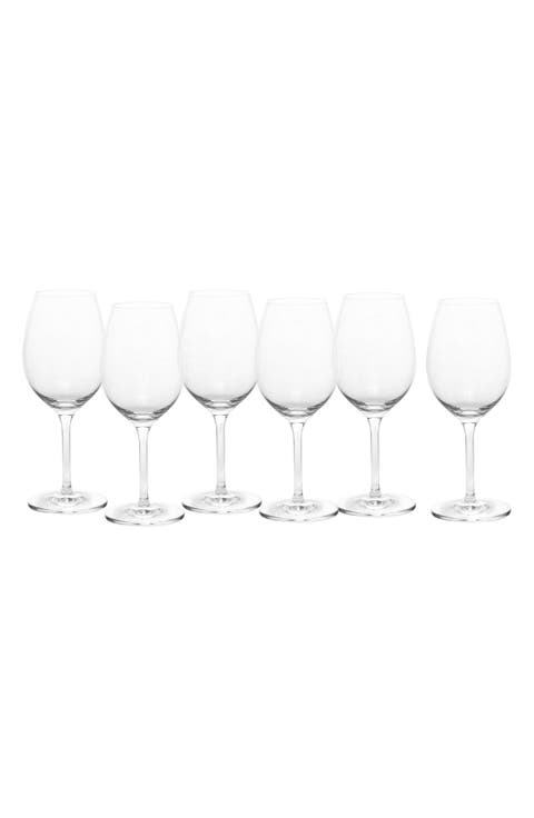 Banquet Set of 6 White Wine Glasses