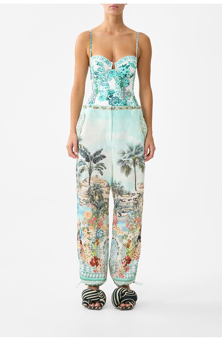 Camilla Parachute Pant, Main, color, Balearic Bebé