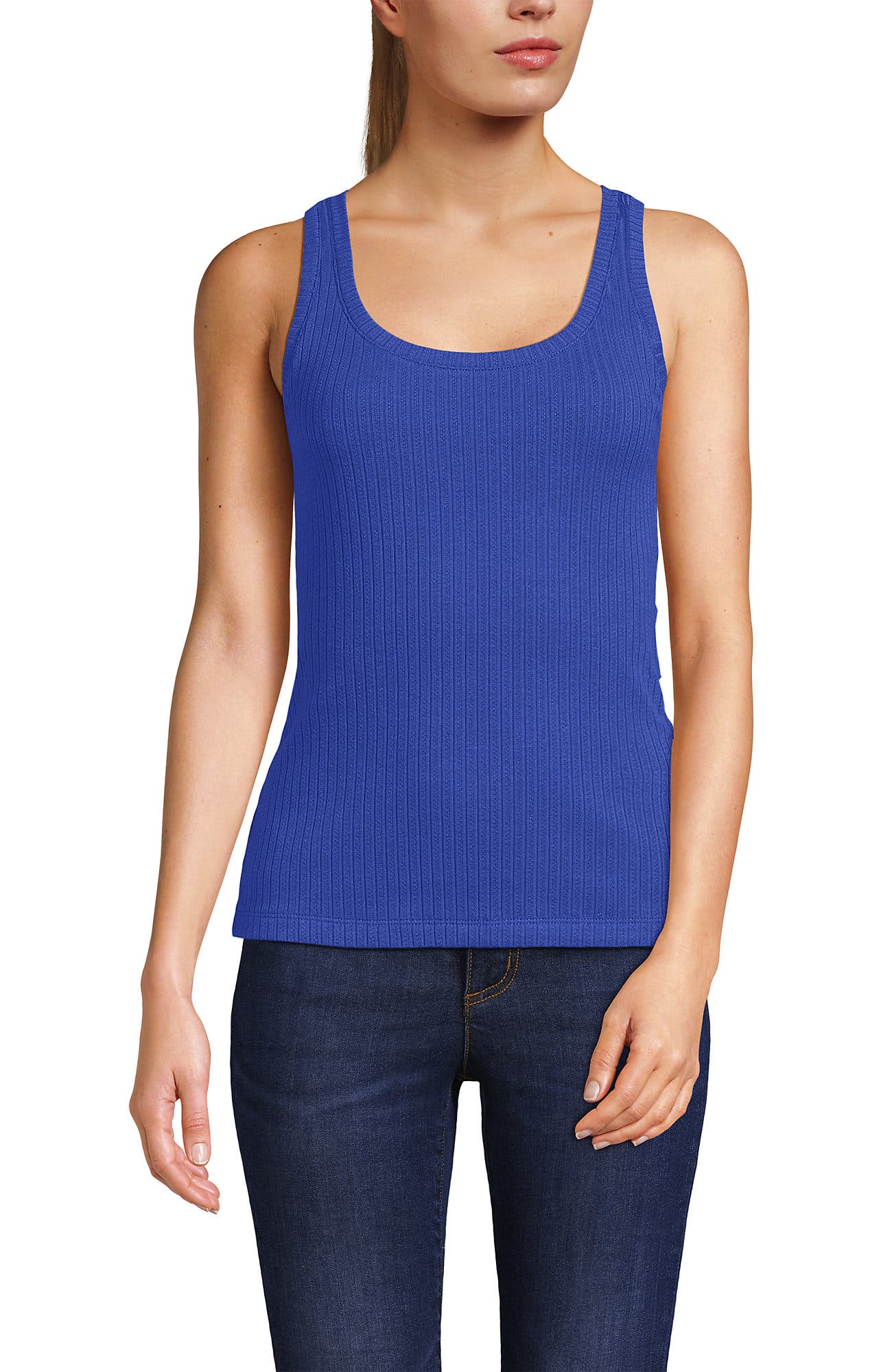 Pointelle Rib UNeck Tank - image 5