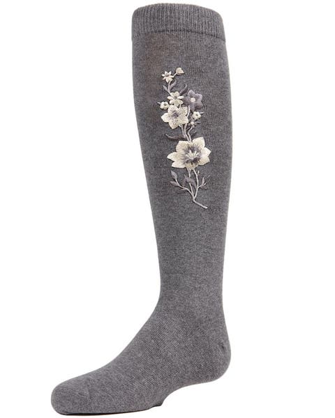 High Climbers Embroidered Floral Knee-High Socks (Toddler, Little Kid & Big Kid)