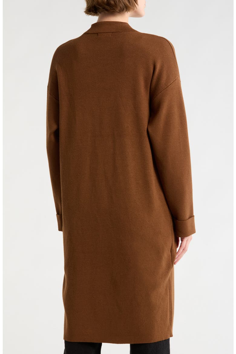 Patch Pocket Long Cardigan, Alternate, color, CAMEL