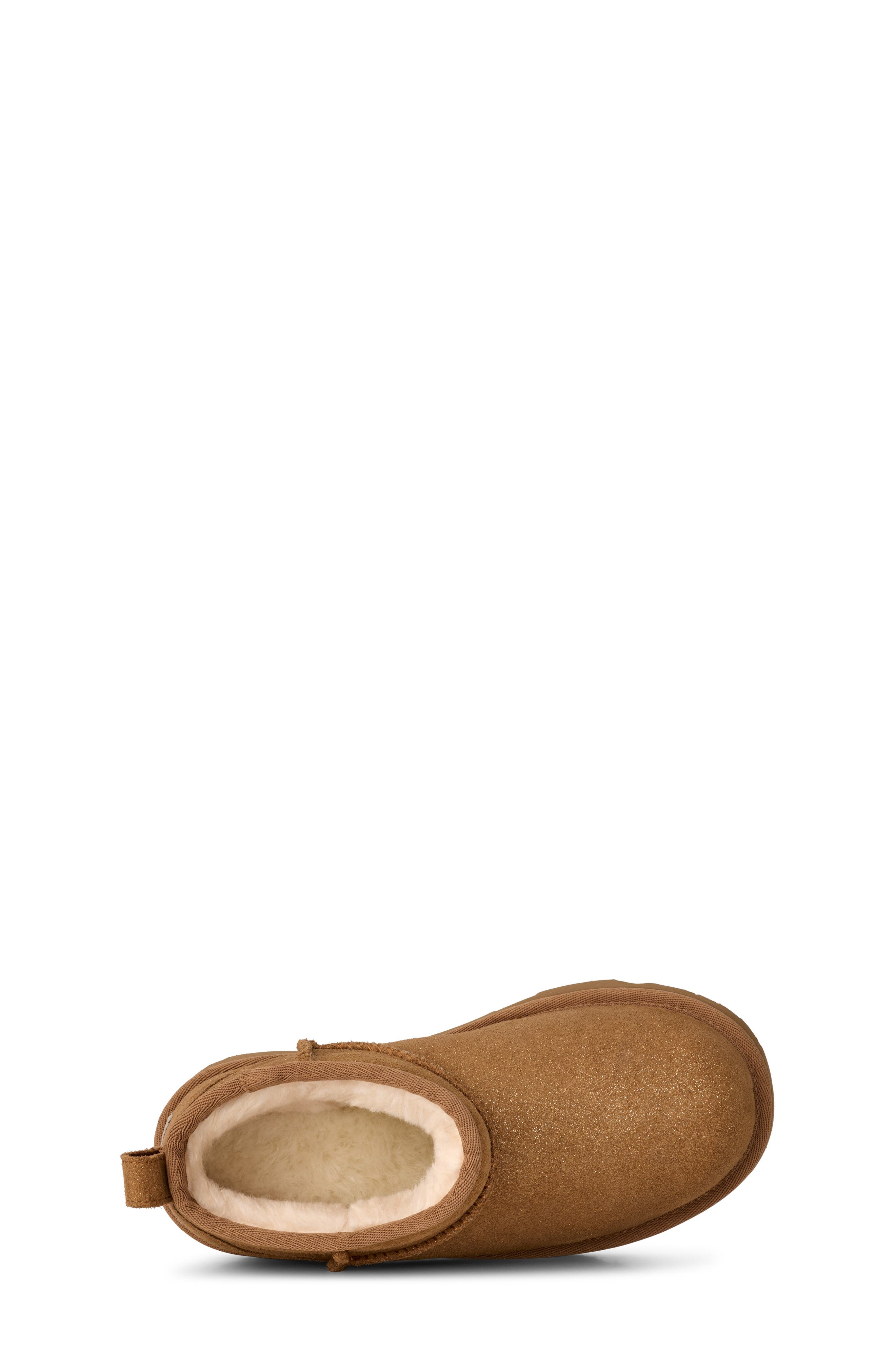 UGG<sup>®</sup> Kids' Classic Ultra Mini Dazzle Boot, Alternate, color, Chestnut