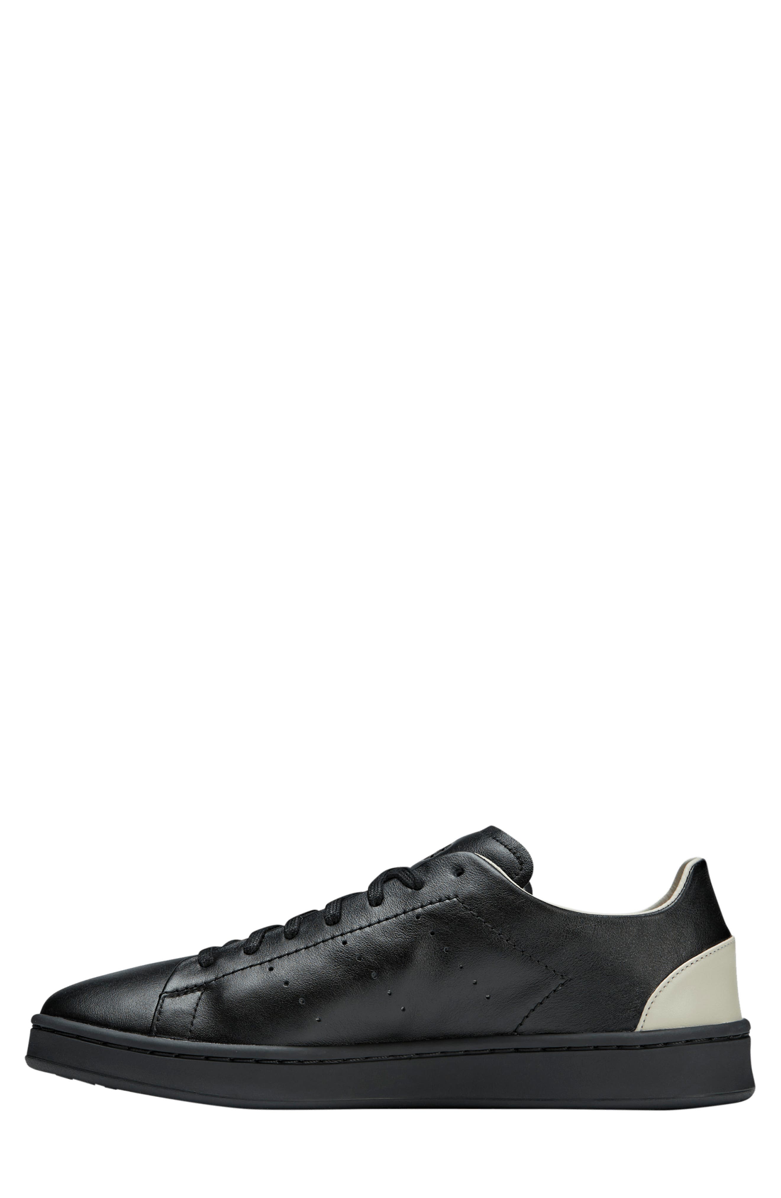 Y-3 Gender Inclusive Stan Smith Sneaker, Alternate, color, Aluminum / Black