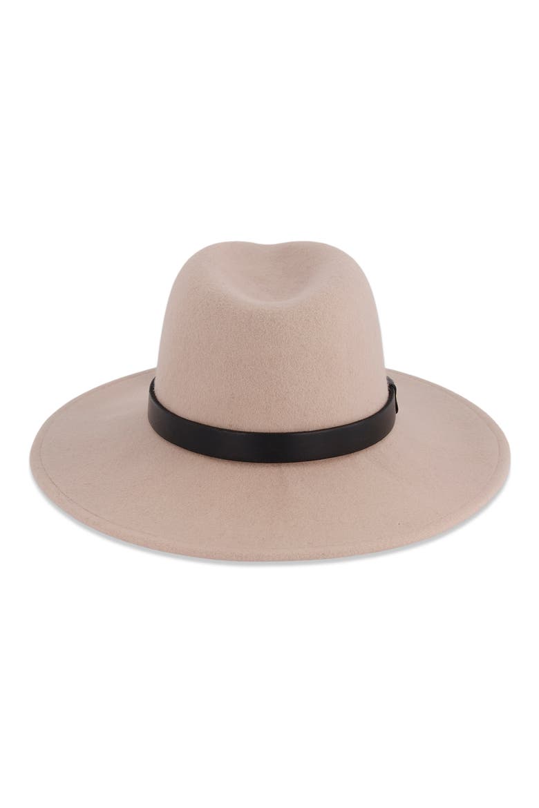 Rivet Logo Fedora, Alternate, color, TAUPE WARM BASS