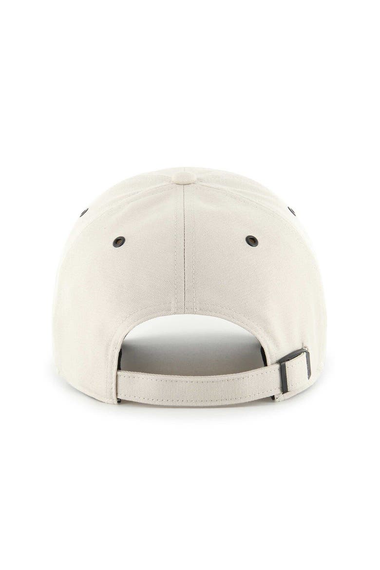 Men's '47 Cream Brooklyn Nets Lunar Clean Up Adjustable Hat, Alternate, color, Cream