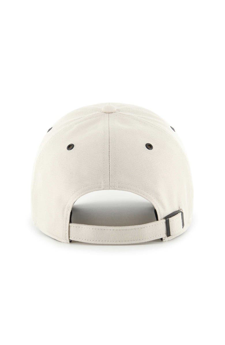 '47 Men's '47 Cream Brooklyn Nets Lunar Clean Up Adjustable Hat, Alternate, color,