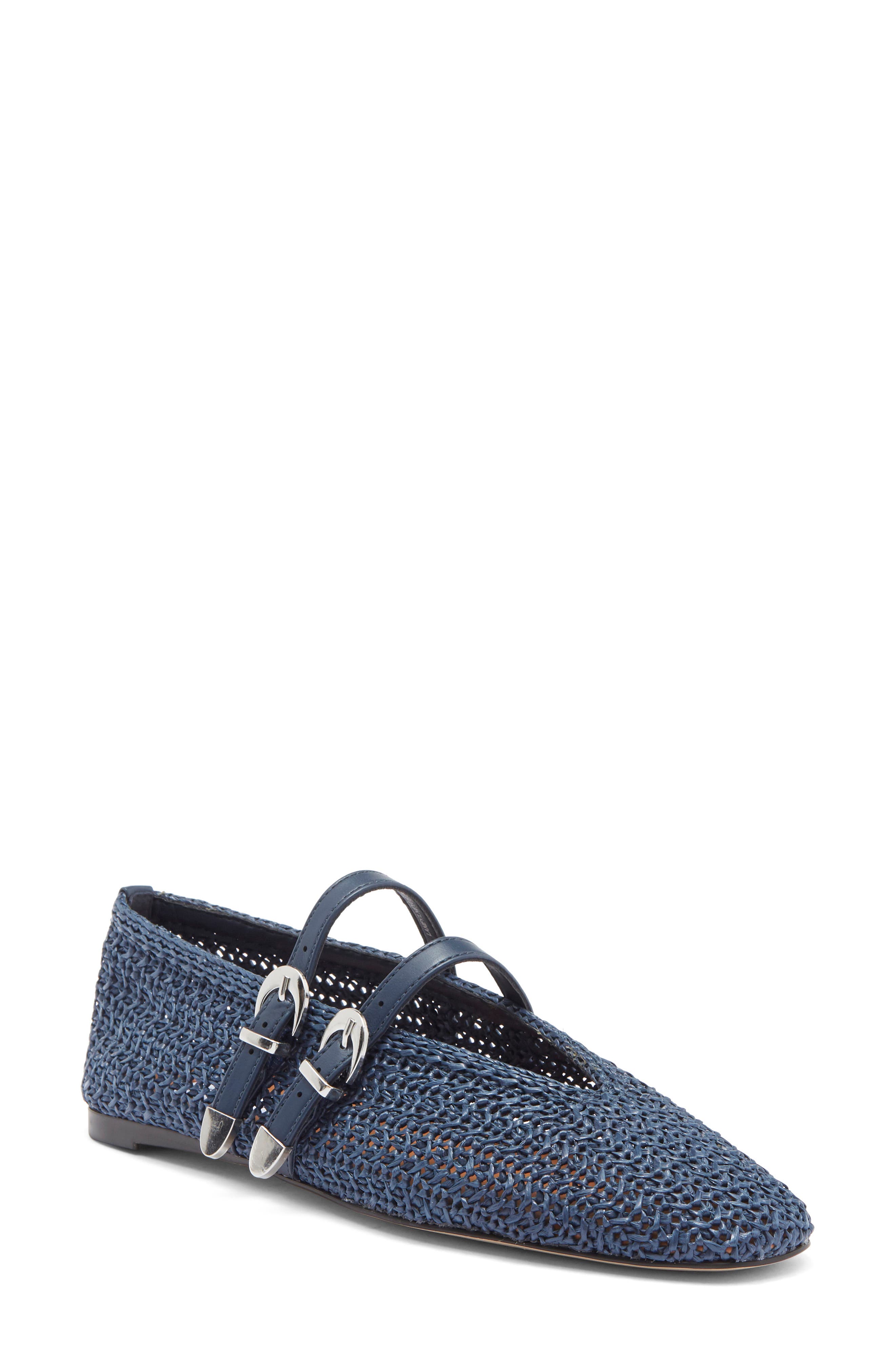 Laney Ballet Flat, Main, color, BLUE