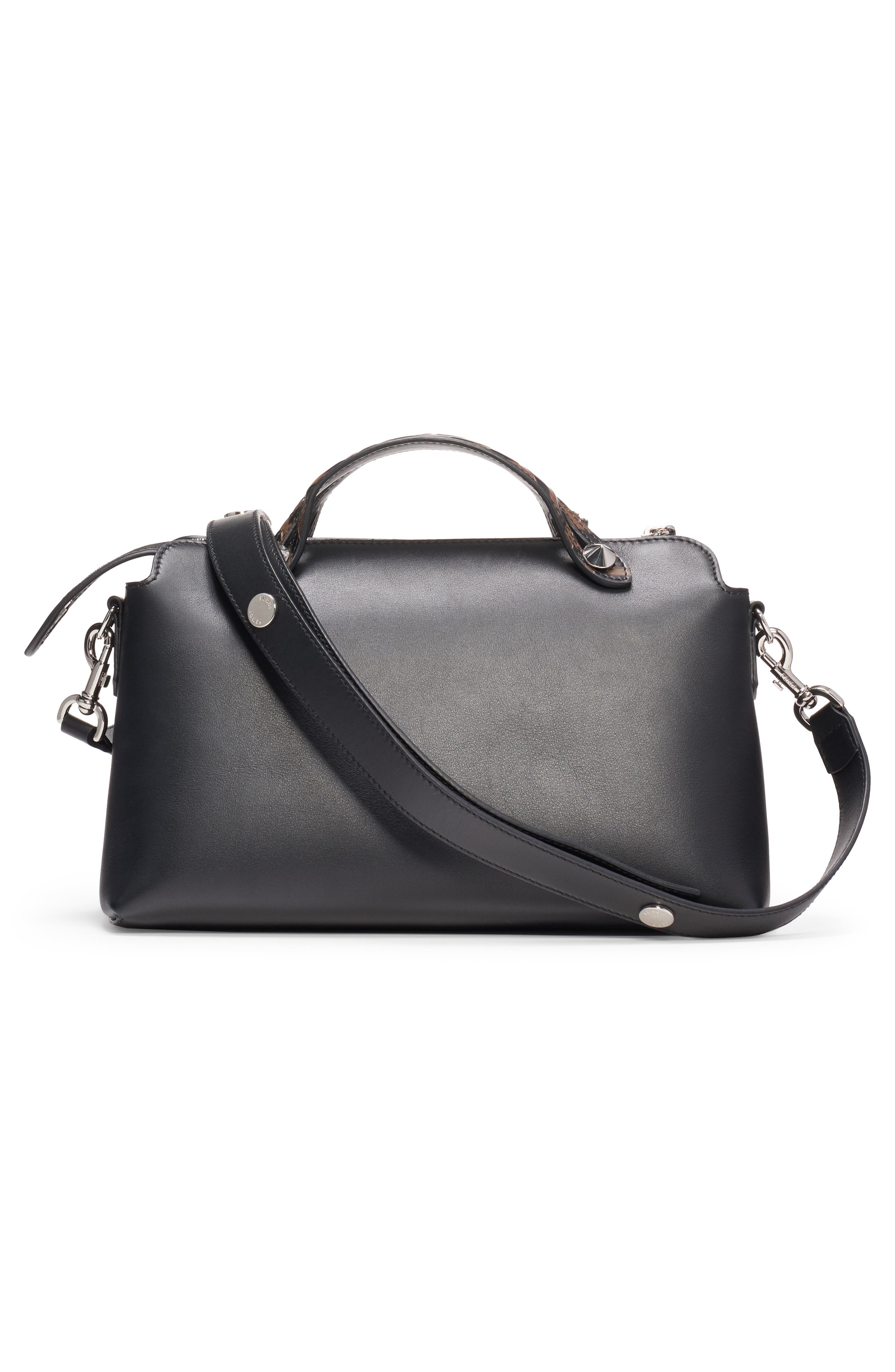 Fendi Medium By the Way Leather Shoulder Bag, Alternate, color, 