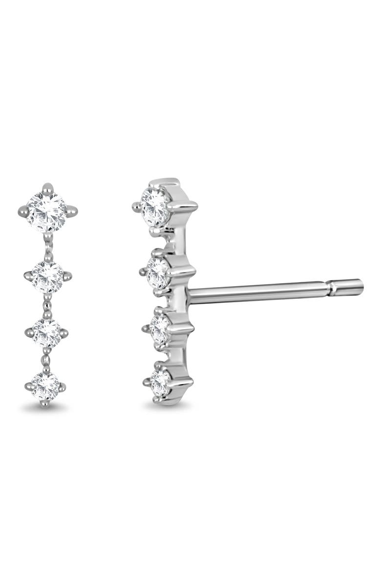 Bony Levy Audrey 18K White Gold Diamond Bar Stud Earrings, Main, color, 18K White Gold