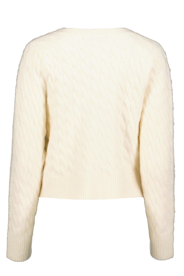 Mckenzie Cable Knit Sweater, Alternate, color, Ivory