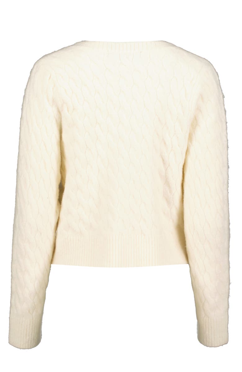 Bishop + Young Mckenzie Cable Knit Sweater, Alternate, color, Ivory
