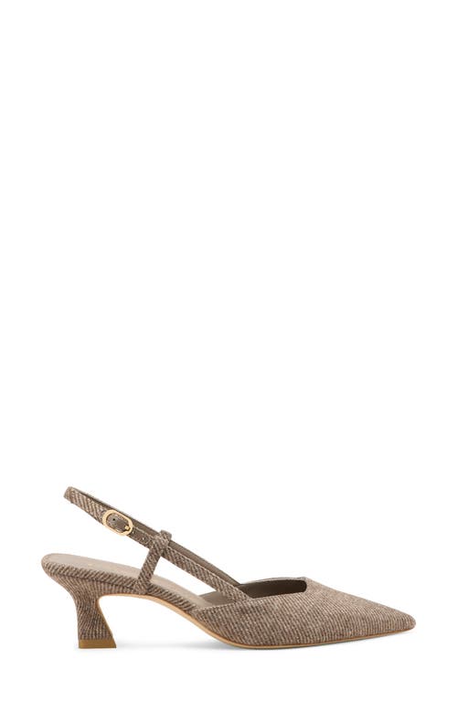 Stuart Weitzman Vinnie 50 Slingback Pump In Brown