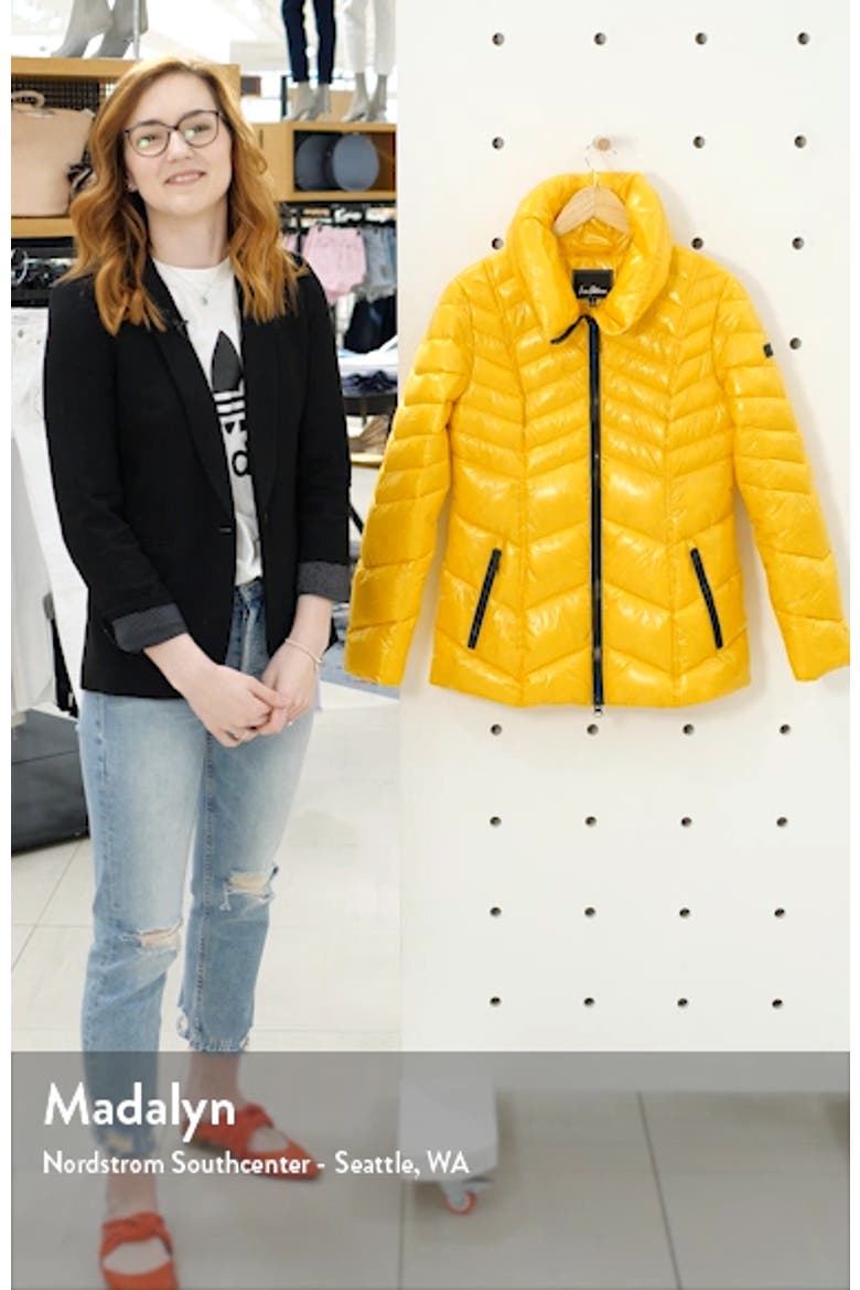 Chevron Puffer Jacket video