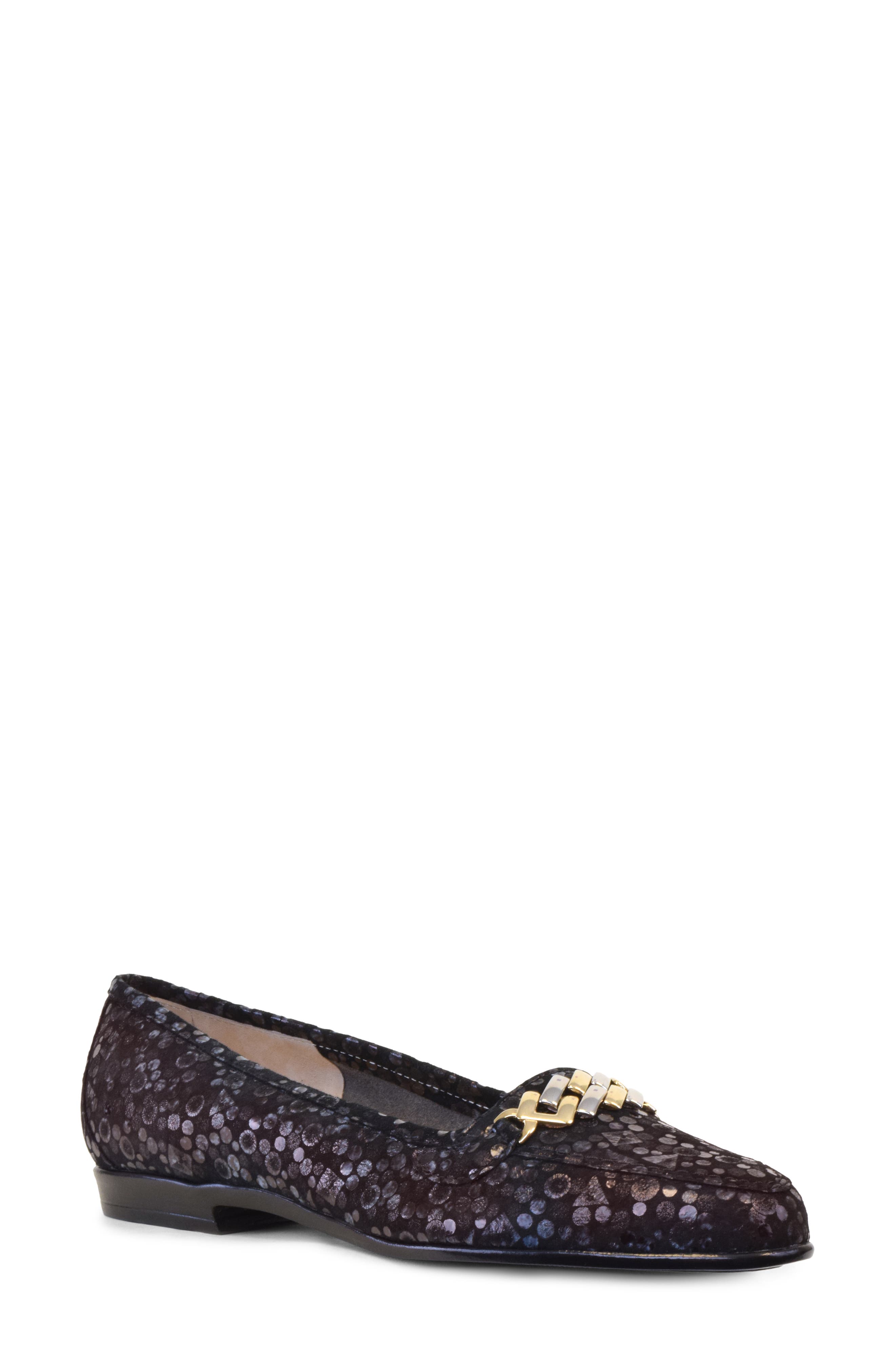 Oste Loafer, Main, color, BRONZE PRINTED LEATHER
