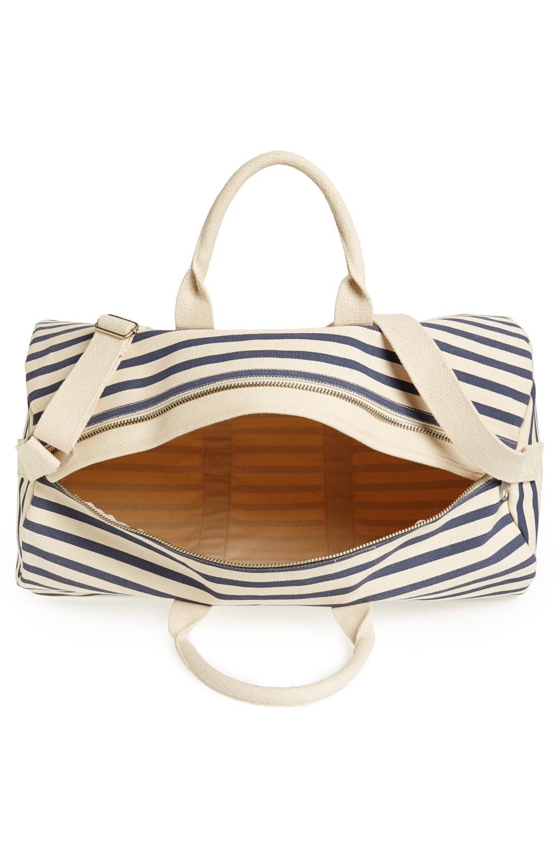 Canvas Duffel Bag, Alternate, color, SAILOR STRIPE