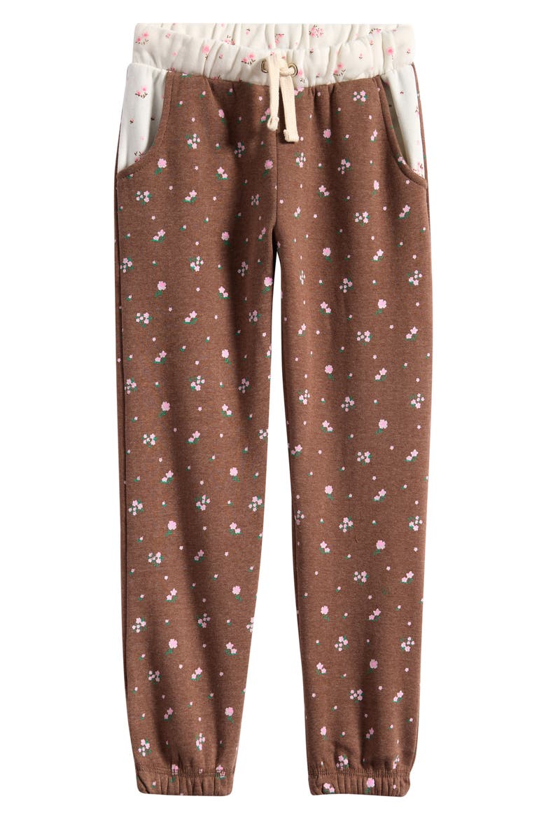 Kids' Lily Floral Joggers, Main, color, CAF PINK